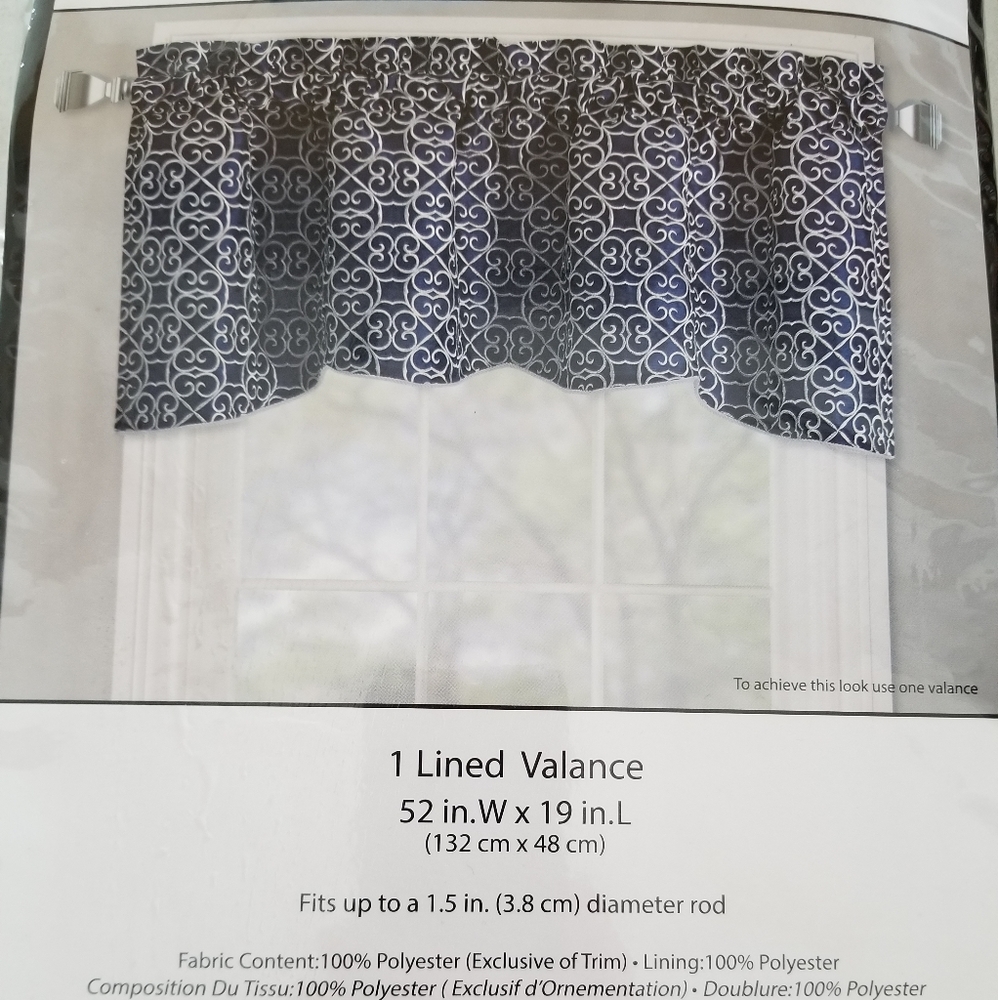 (SOLD.   (3) valances